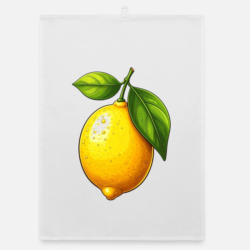 lemon Organic dish towel