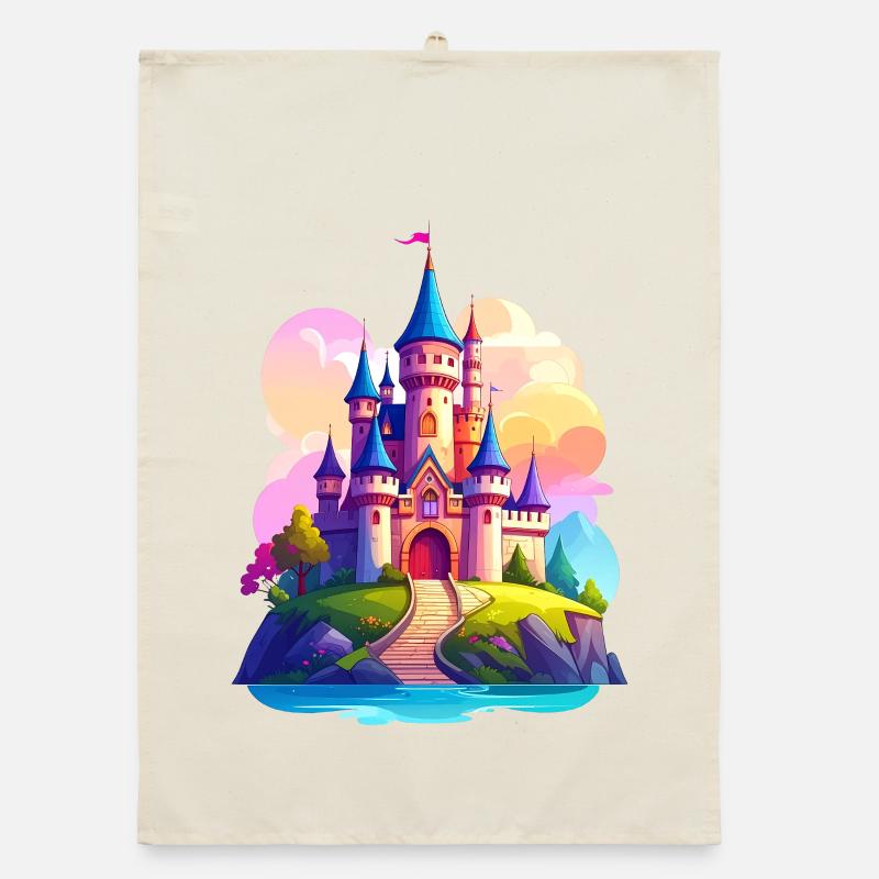 Château coloré Torchon bio