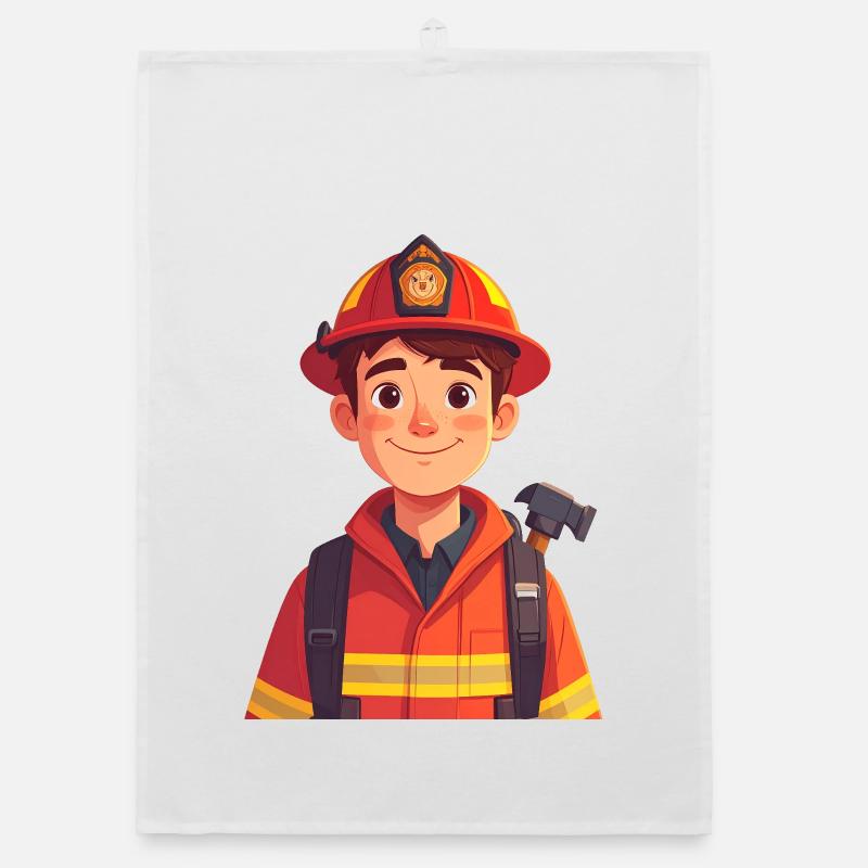 Fireman Organic dish towel