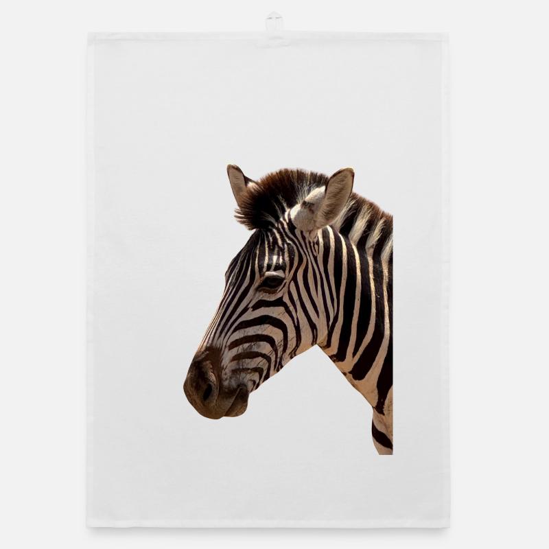 Zebra Head Organic dish towel