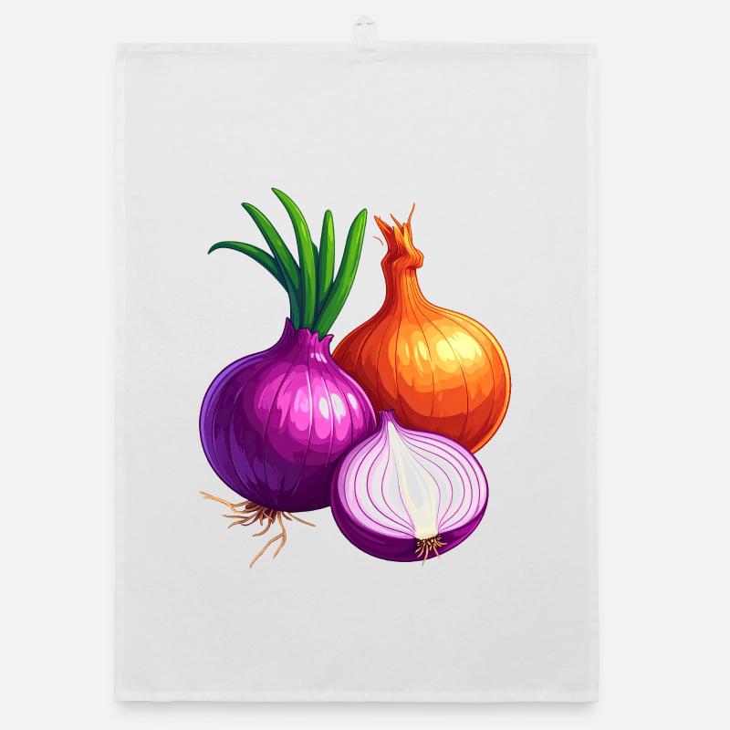 Onions Organic dish towel