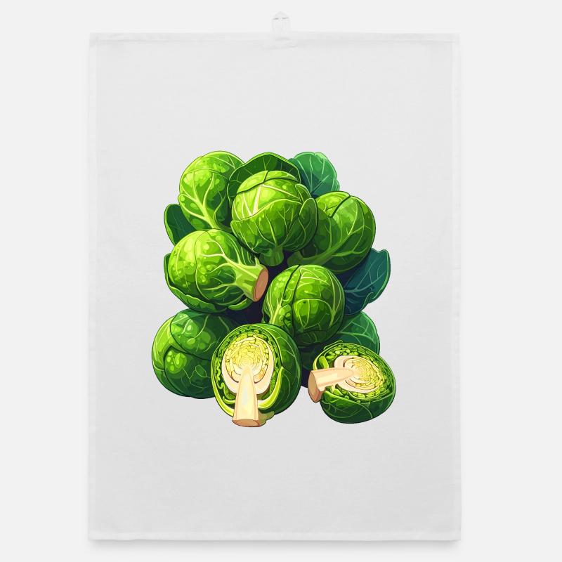 Rosenkohl Organic Geschirrtuch