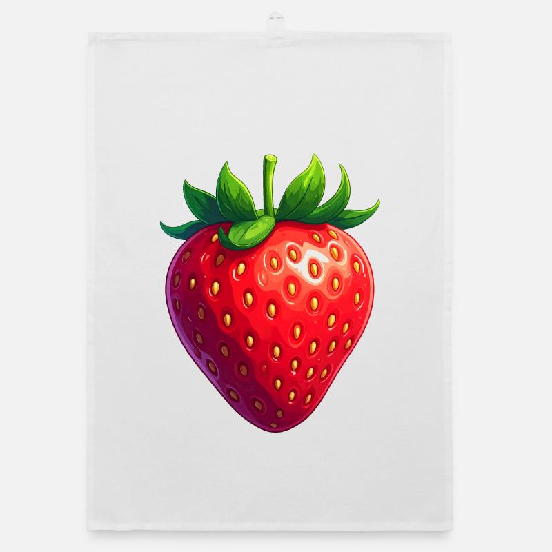 Strawberry Organic dish towel