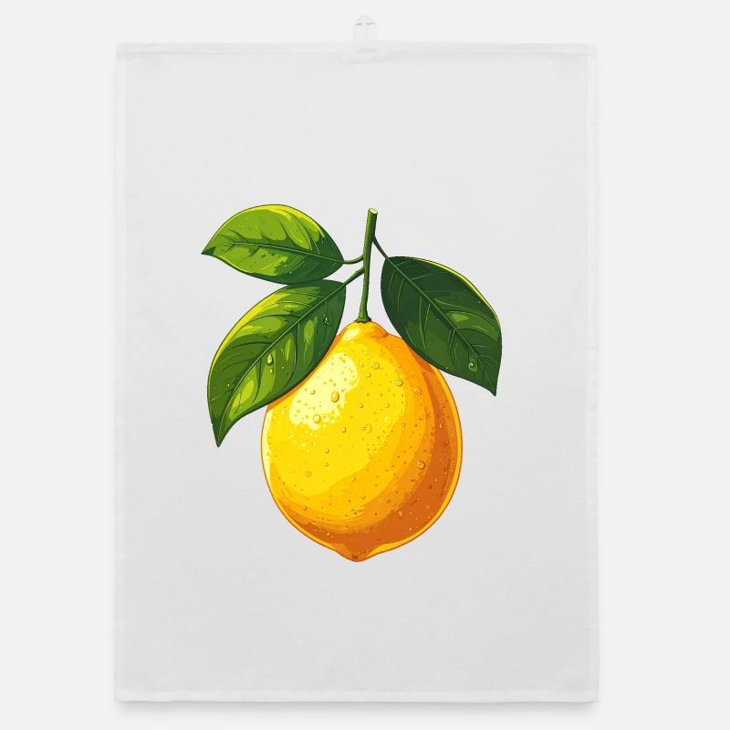 lemon Organic dish towel