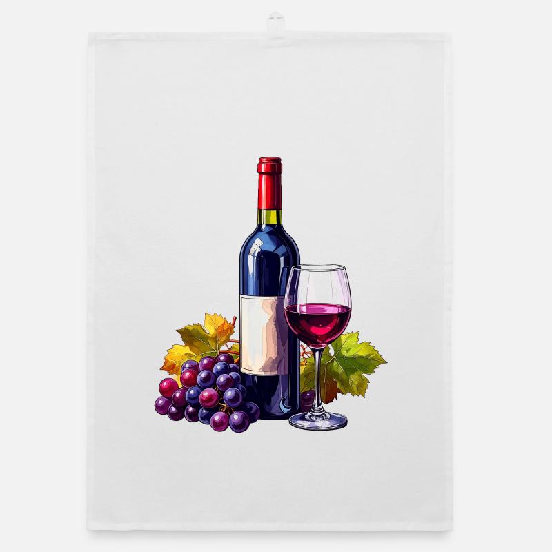 Red Wine / Wine Organic dish towel
