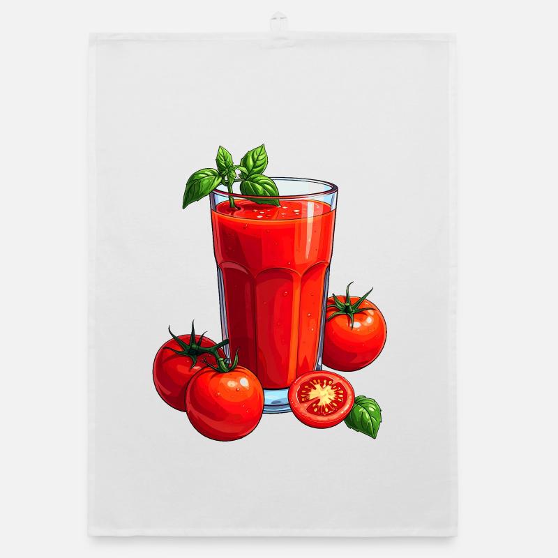 Tomato juice Organic dish towel
