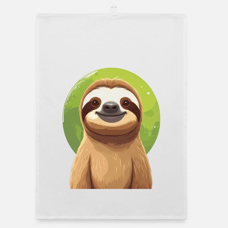 Sloth Organic dish towel