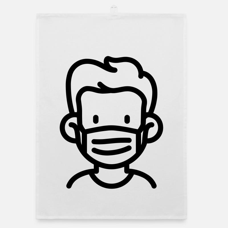 mask Organic dish towel