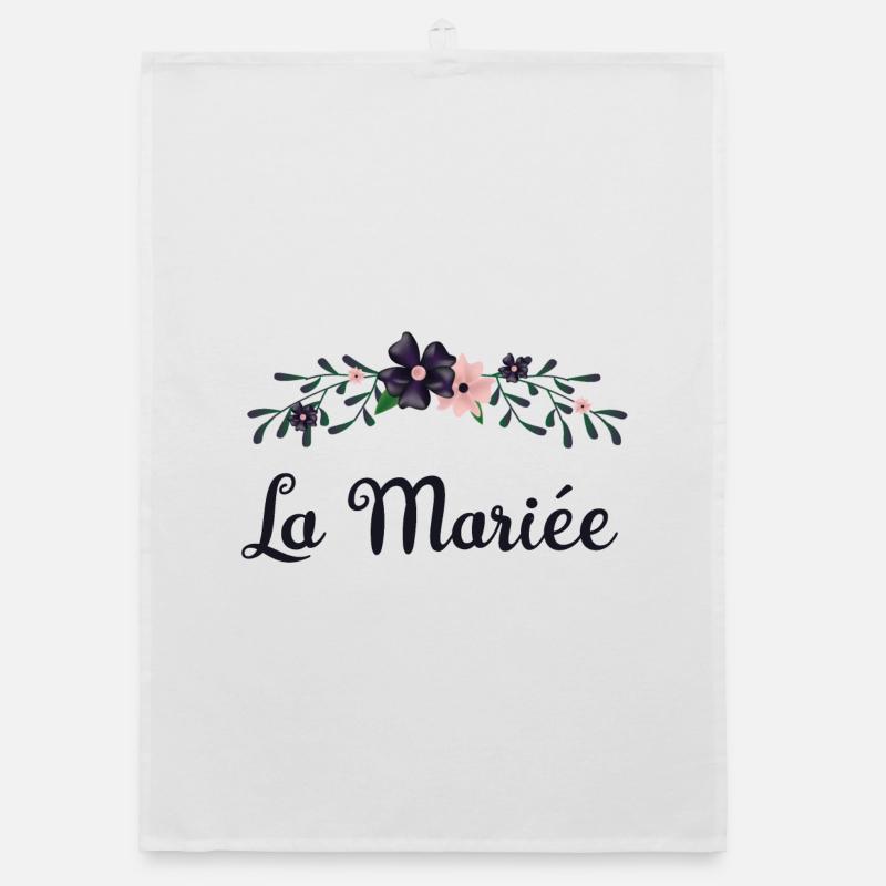 The Bride - Bucolic Collection -customizable Organic dish towel