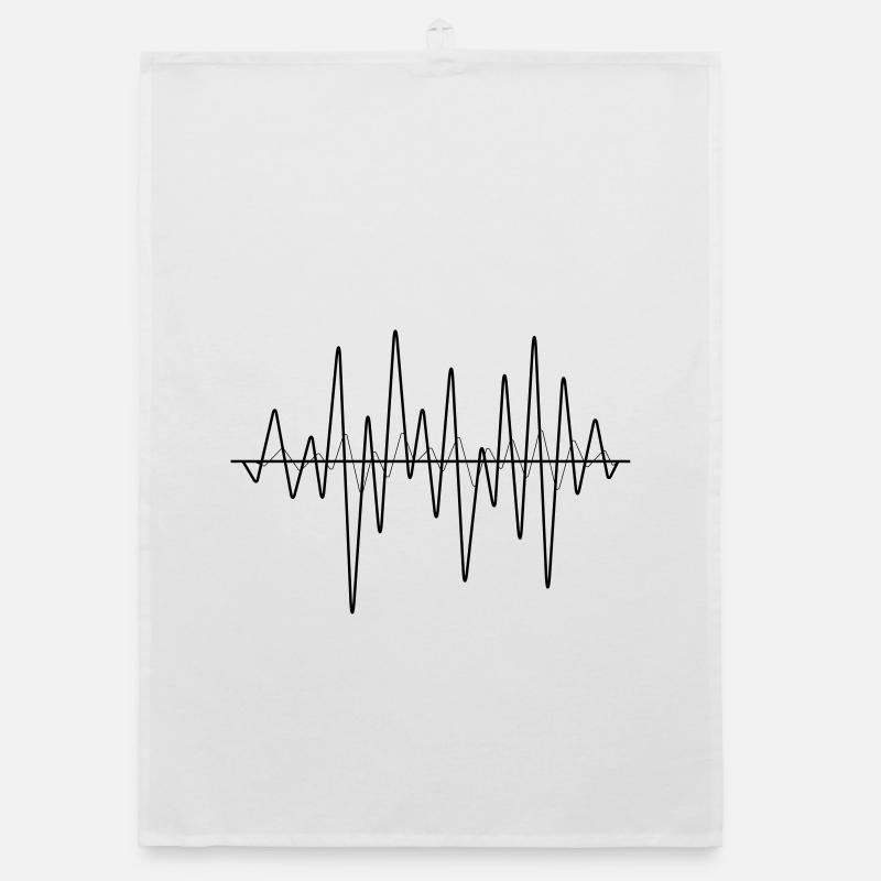 sound waves Organic dish towel