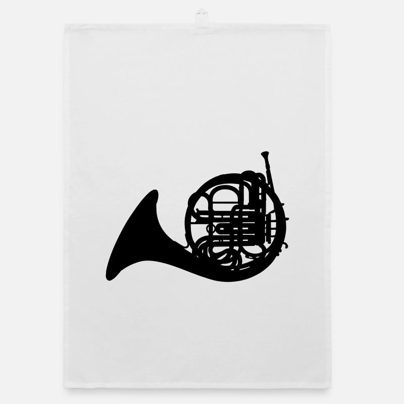 French Horn Organic dish towel