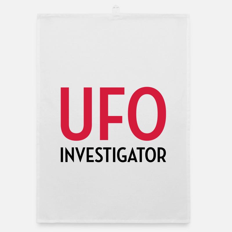 UFO - Alien - Unidentified flying object - Space Organic dish towel