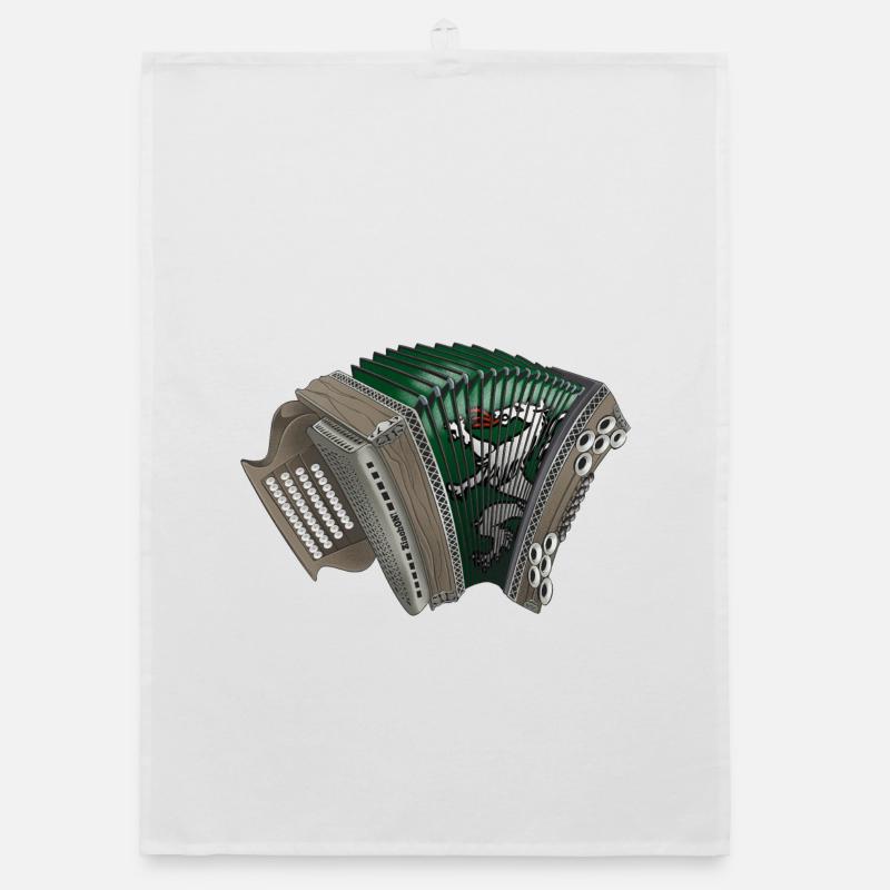 Harmonica de Styrie - Styrie | Ziach ON ! - Torchon bio - blanc