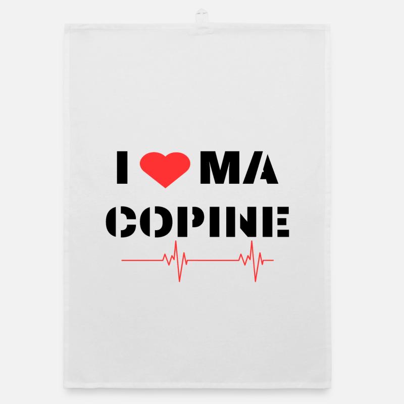 Déclaration d'amour à ma copine Torchon bio