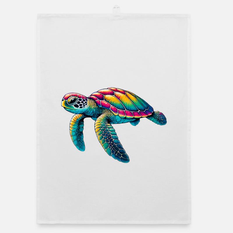 Turtle Organic dish towel