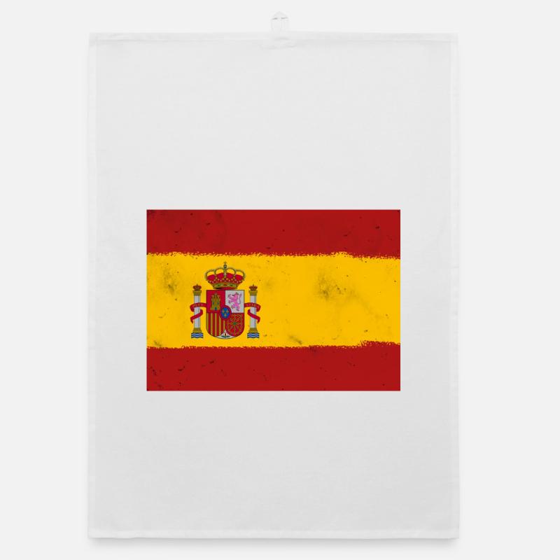 Drapeau de l’Espagne Torchon bio