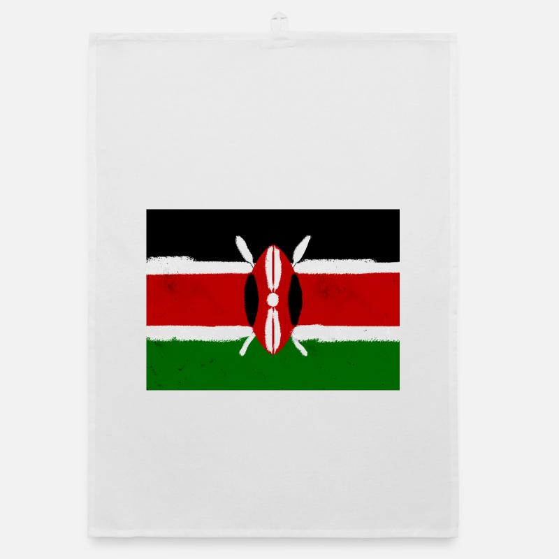 Drapeau du Kenya Torchon bio