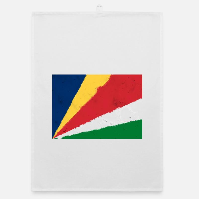 Drapeau des Seychelles Torchon bio