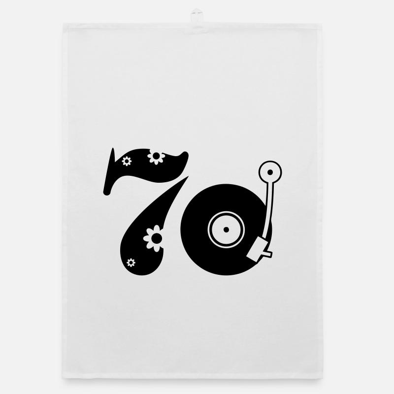70er Siebzig Seventees Organic Geschirrtuch