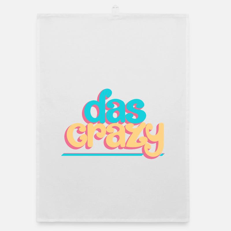 Das crazy - Organic Geschirrtuch - Weiß
