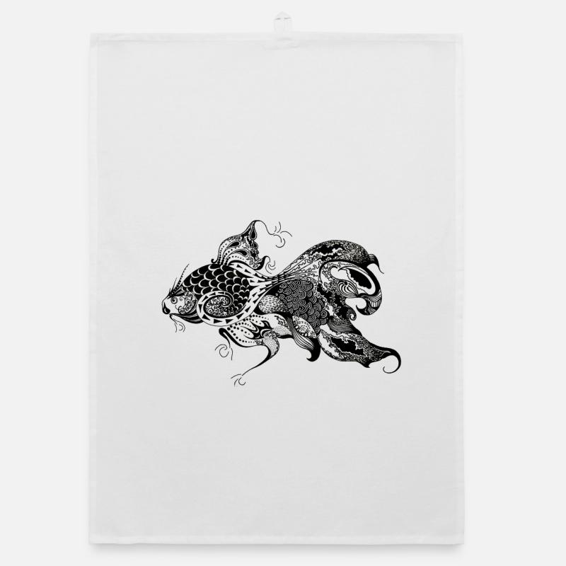Fish Organic dish towel
