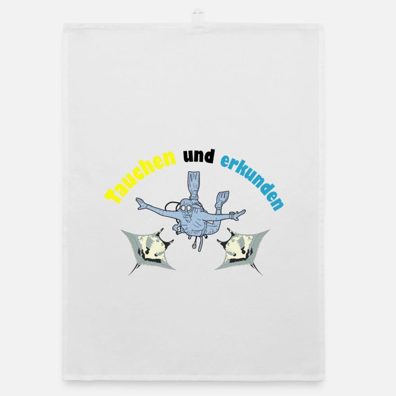 Dive and explore Organic dish towel