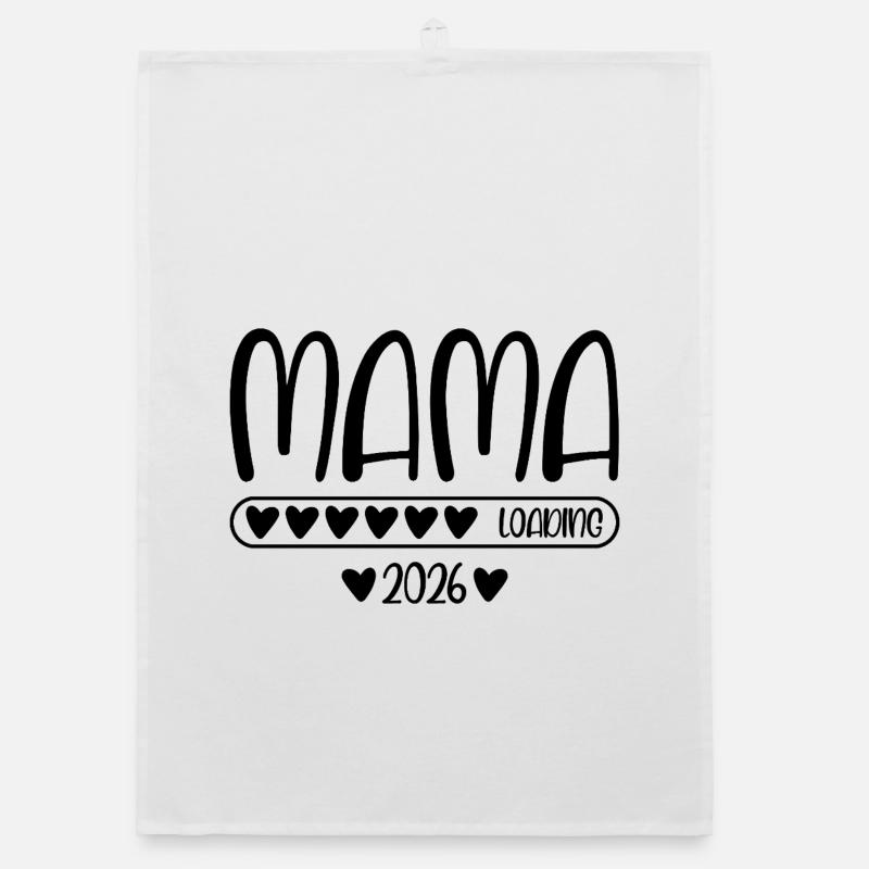 Mama 2026 loading Organic Geschirrtuch