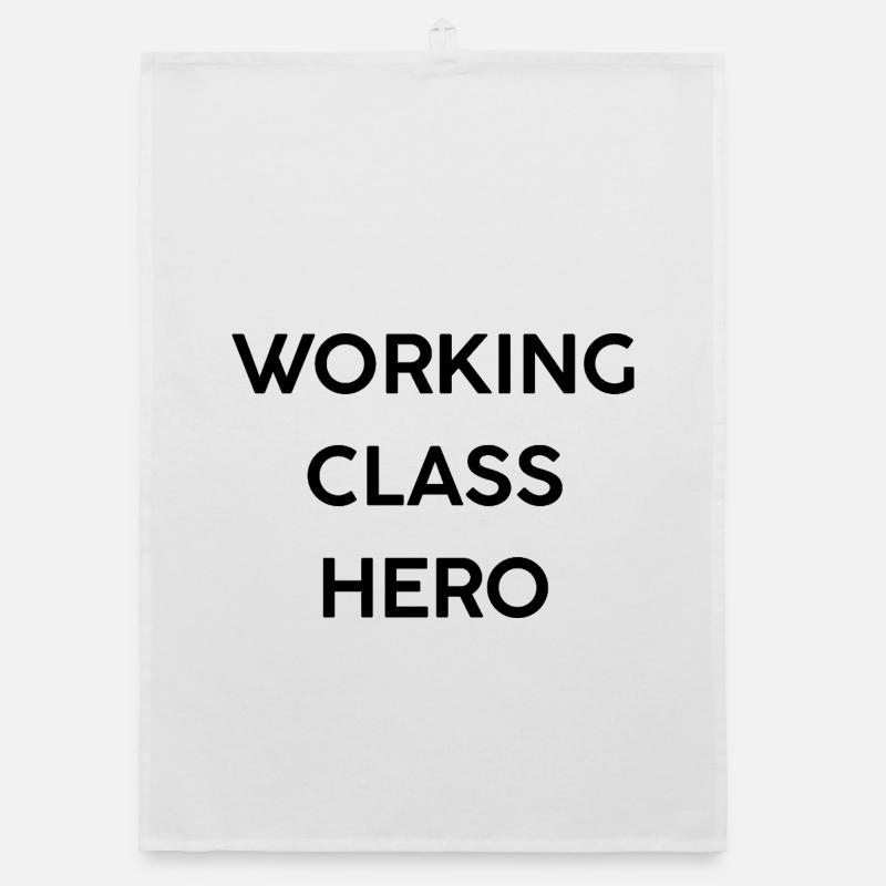 Working Class Hero Organic dish towel