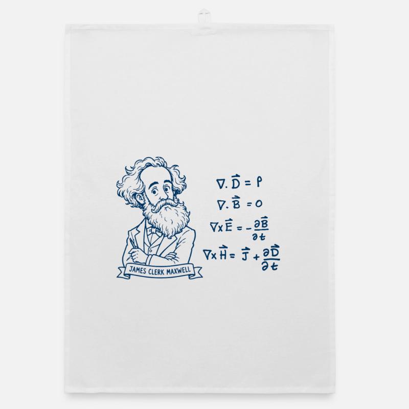 Maxwell et les équations en bleu Torchon bio