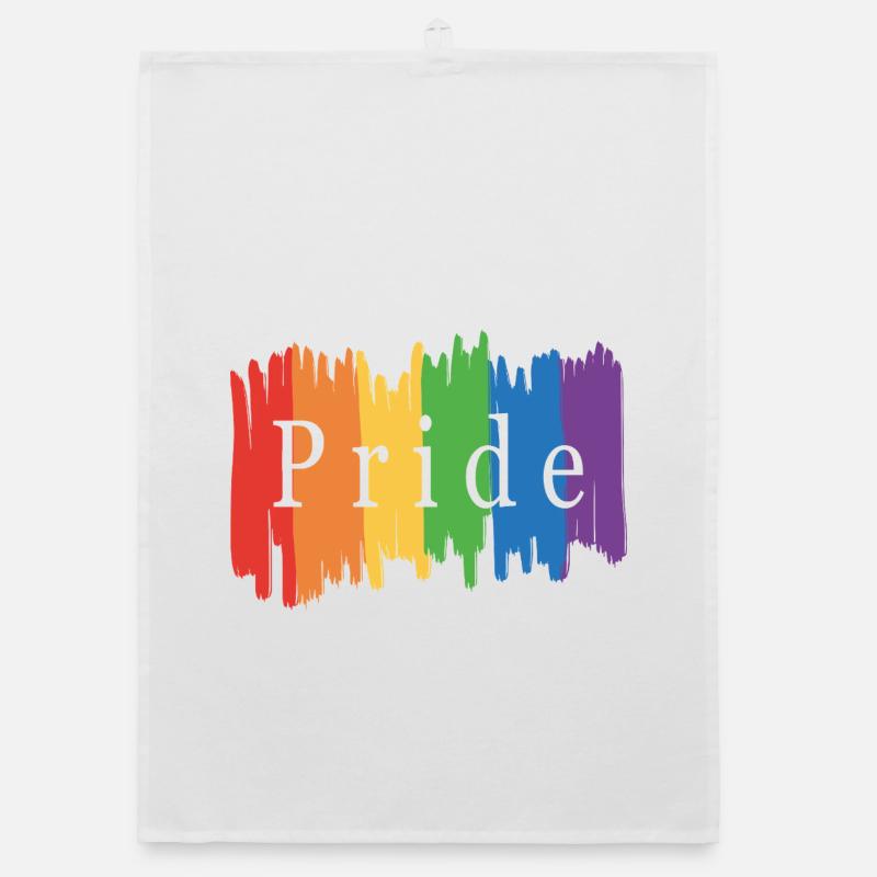 Regenbogenfahne Pride Month Organic Geschirrtuch