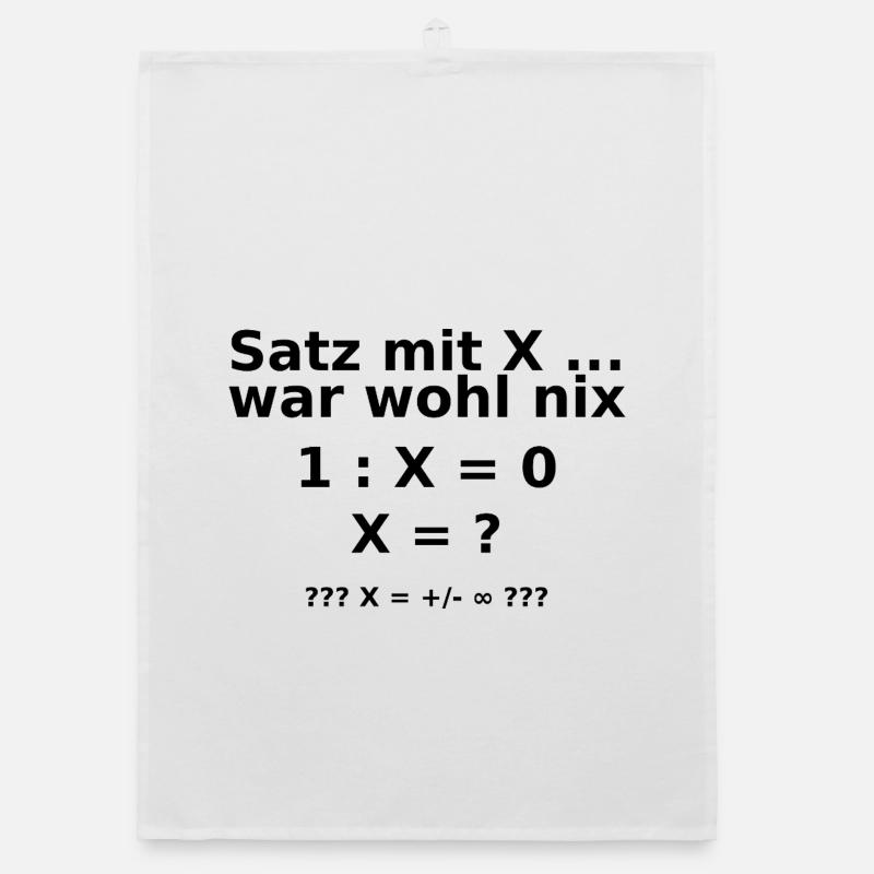 satz mit x ... war wohl_nix  Organic Geschirrtuch