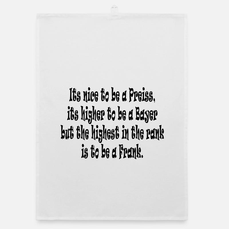 Its nice to be a Preiss ... Organic dish towel