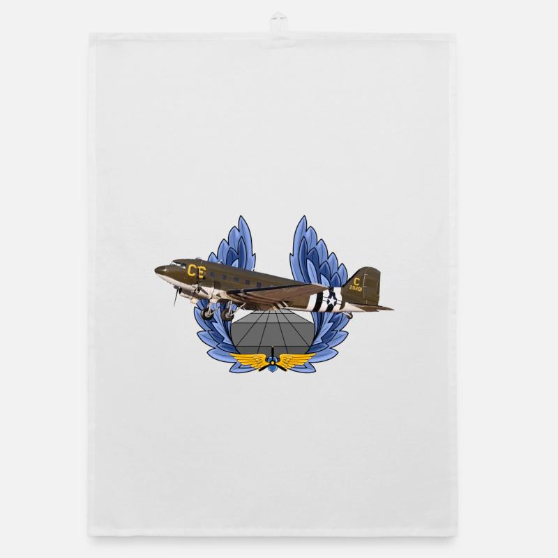 C-47 DC-3 Organic dish towel