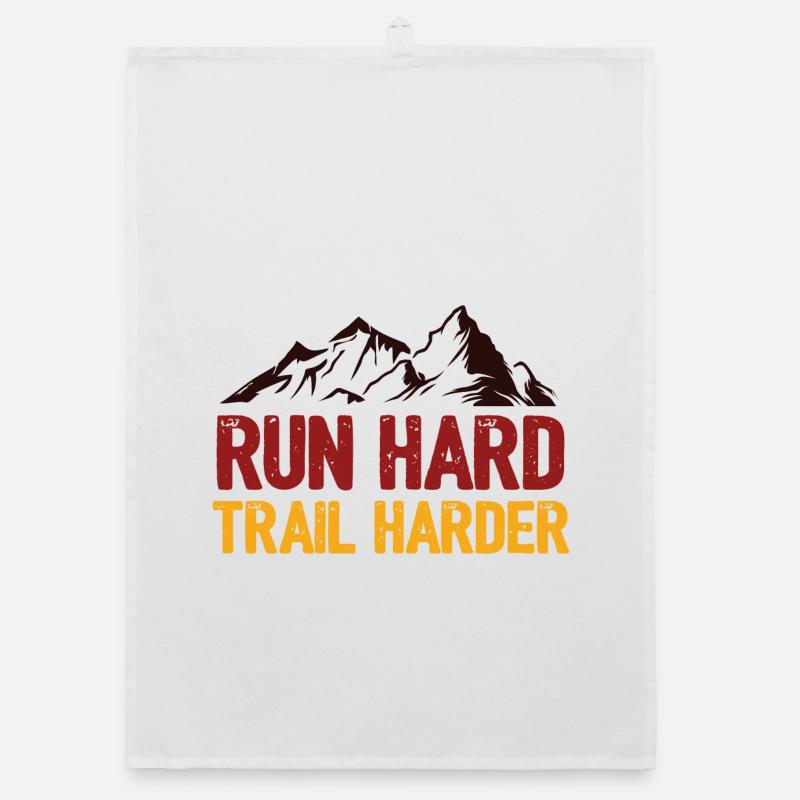 Courez fort. Trail plus difficile. Torchon bio