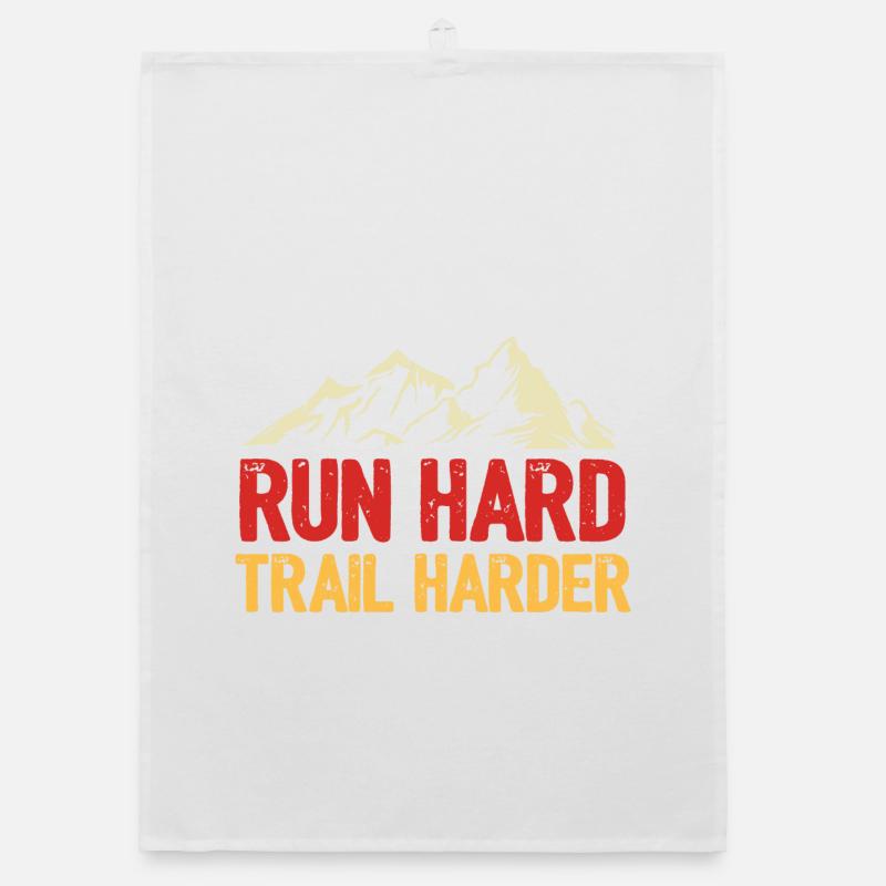 Courez fort. Trail plus difficile. Torchon bio