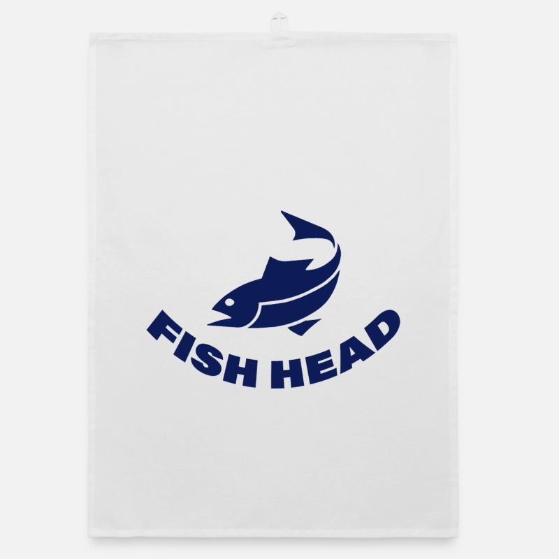 FISH HEAD Organic dish towel