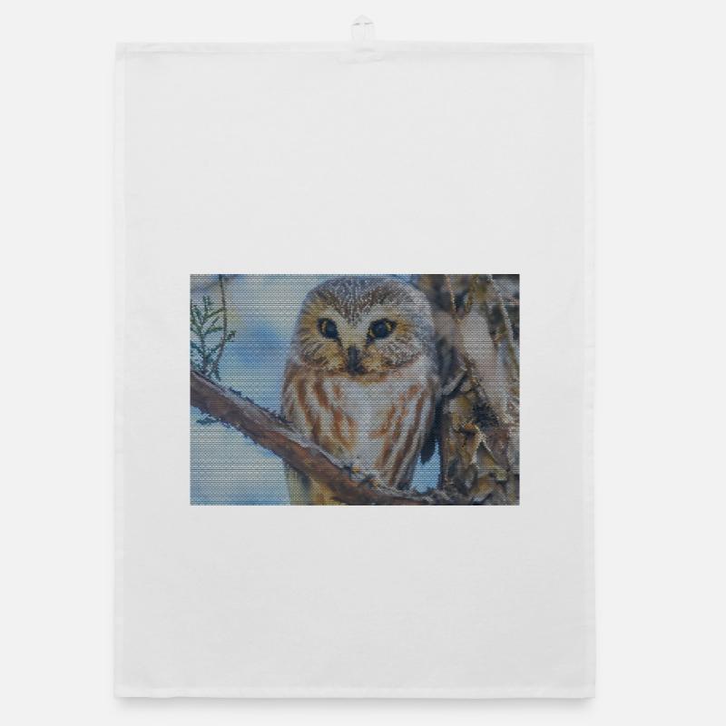 Abendwald Eulenblick Organic dish towel