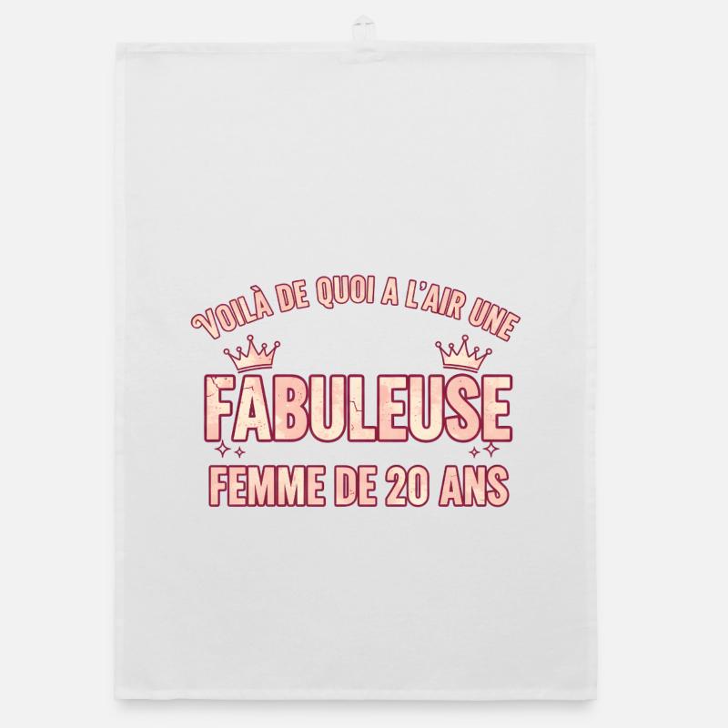 Fabuleuse 20 ans Reine du style Torchon bio