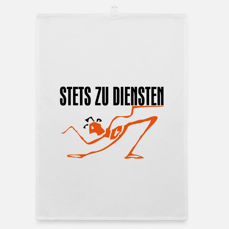 Stets zu Diensten Organic Geschirrtuch