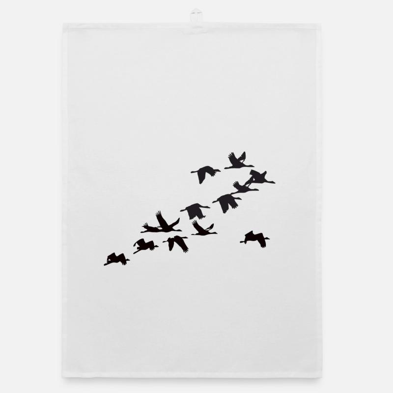 cranes Organic dish towel