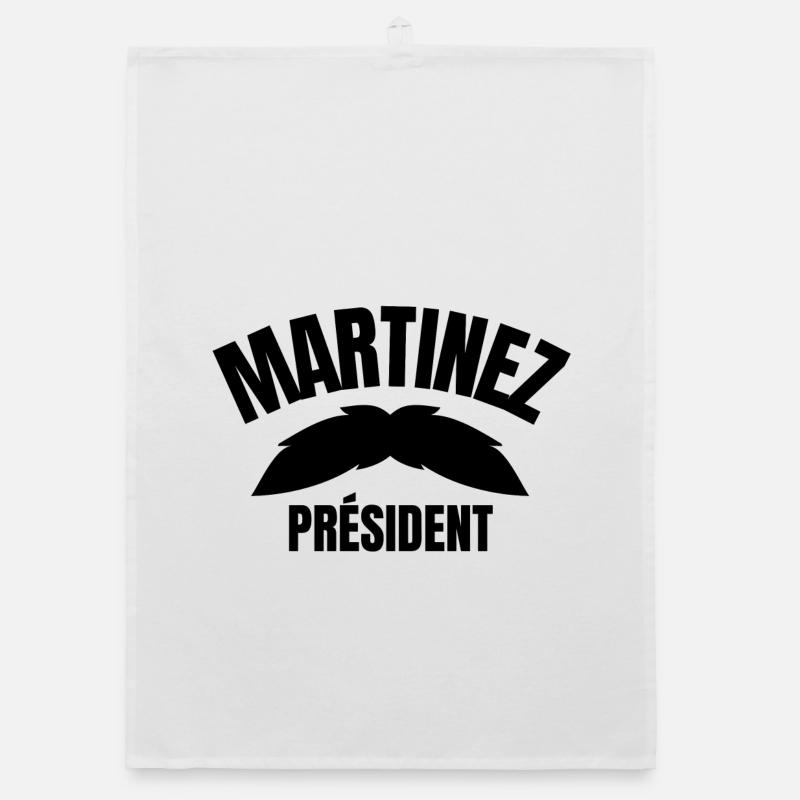 Martinez, cgt, réforme des retraites - Torchon bio - blanc