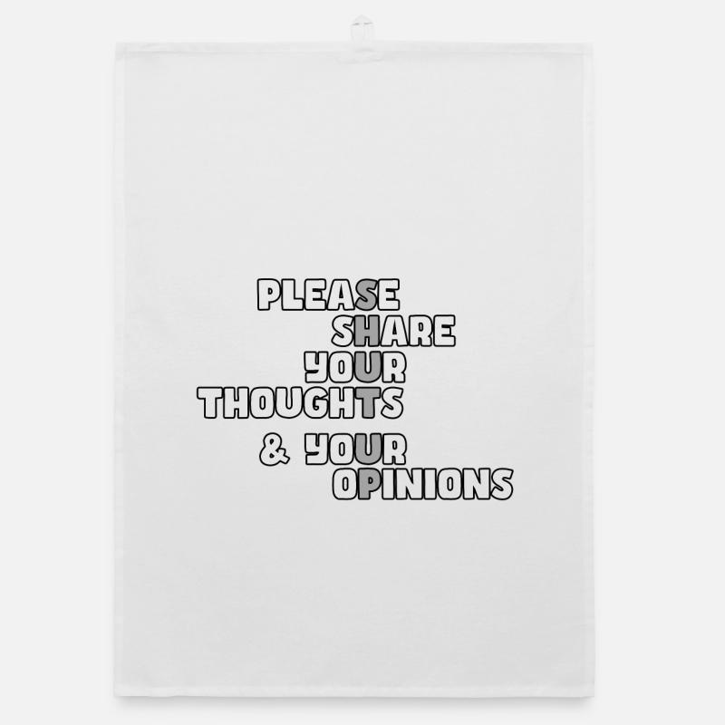 Please shut up # Organic dish towel