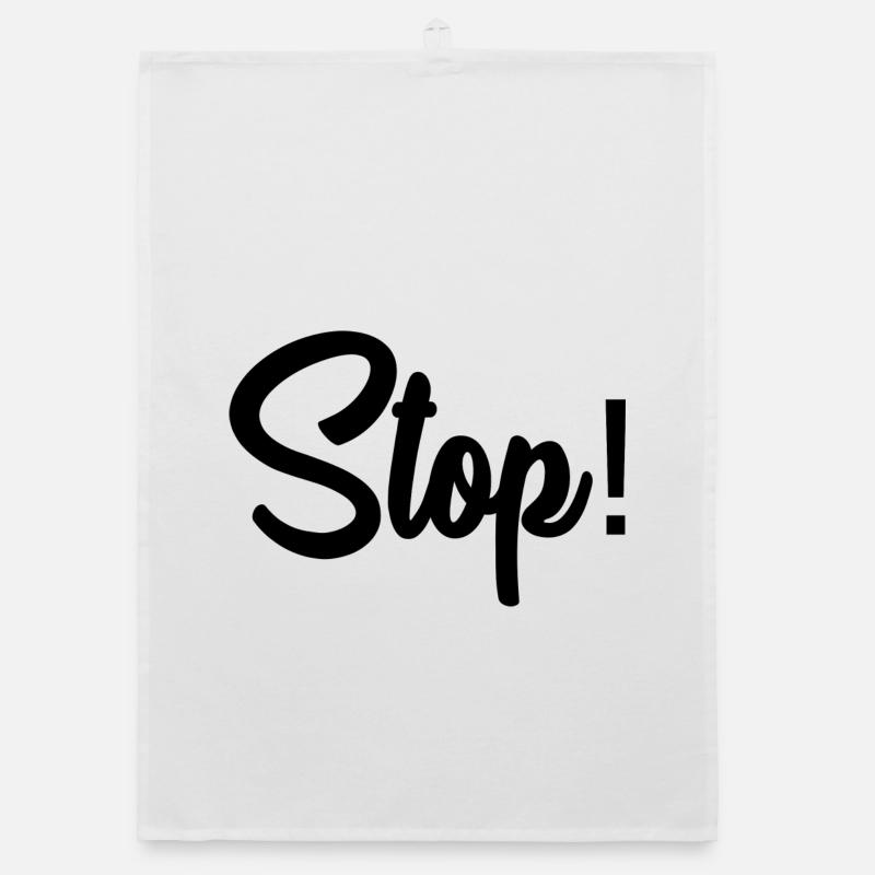 STOP. PANEL. DAD. MOTORCYCLE. FUNNY. CAR Organic dish towel