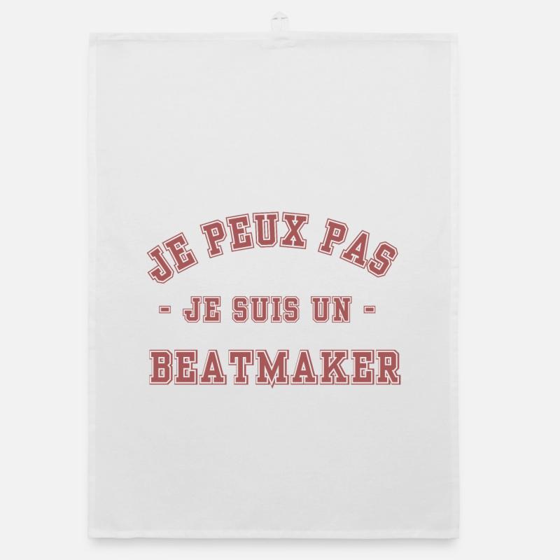 Ich kann nicht, ich bin ein Beatmaker Organic Geschirrtuch