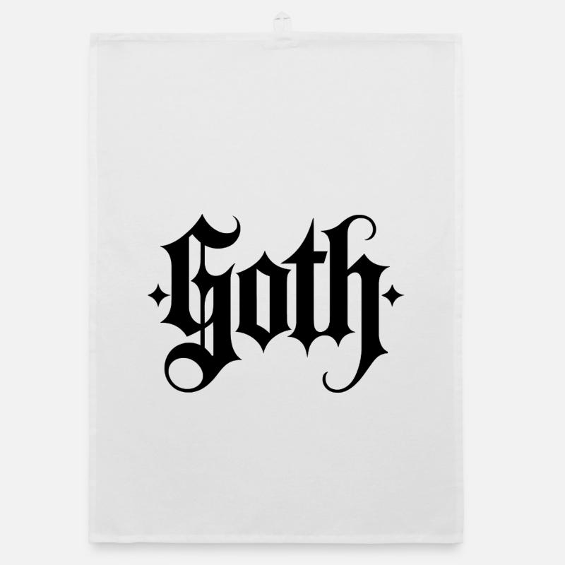 Goth Mommy - Cool Stoic Design Torchon bio