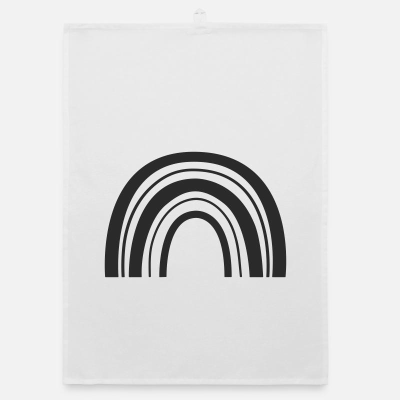 Rainbow Organic dish towel