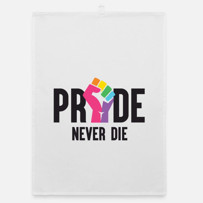 Pride Month LGBT - Pride Never Die Organic dish towel