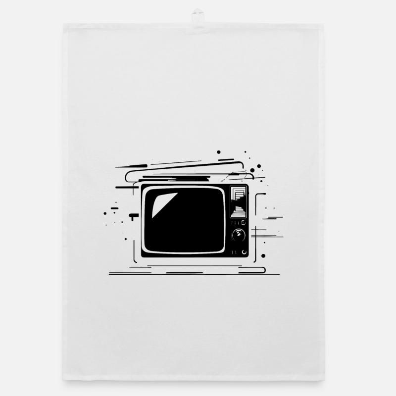 Téléviseur Oldtimer Torchon bio