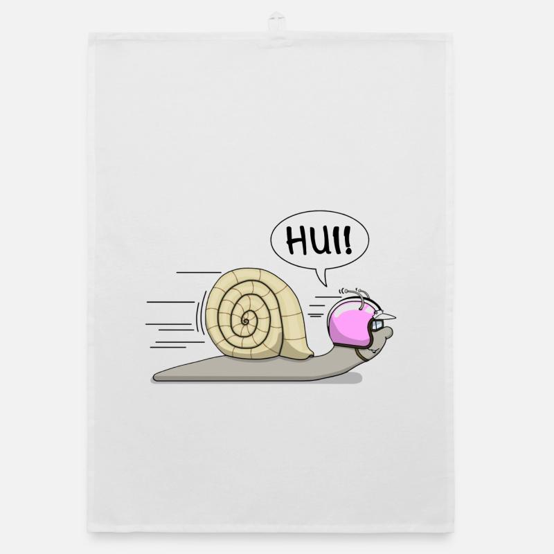 Escargot de course - maintenant aussi en rose Torchon bio
