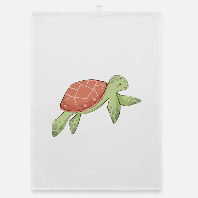 Turtle Organic dish towel